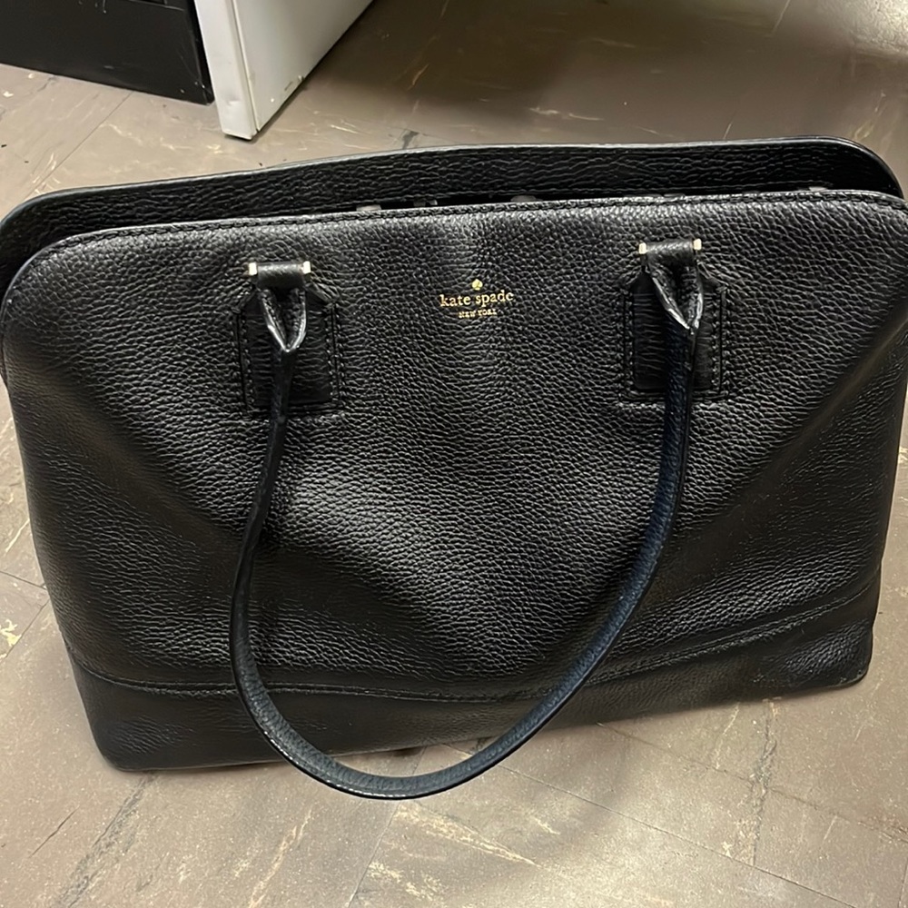 Kate Spade black purse with laptop case